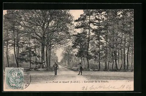 AK Foret de Sénart, Carrefour de la Souche