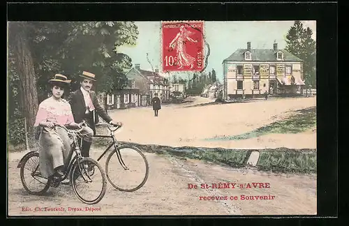 AK De St-Rémy-s /Avre, recevez ce Souvenir