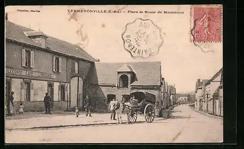 AK Yermenoville, Place et Route de Maintenon