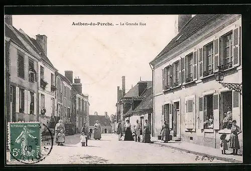 AK Authon-du-Perche, La Grande Rue