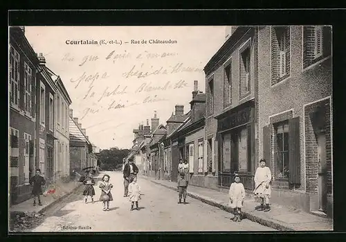 AK Courtalain, Rue de Chateaudun