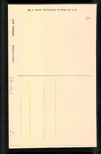 Künstler-AK Jan Toorop: Schelpenvisschers