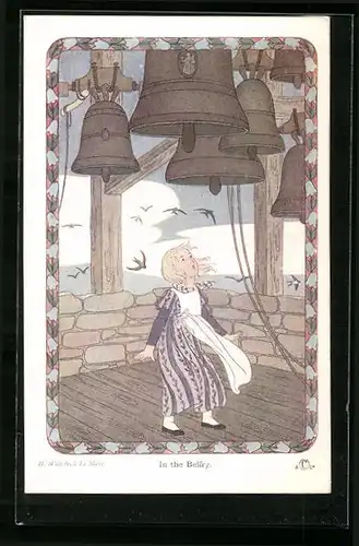 Künstler-AK Henriette Willebeek le Mair: In the Belfry