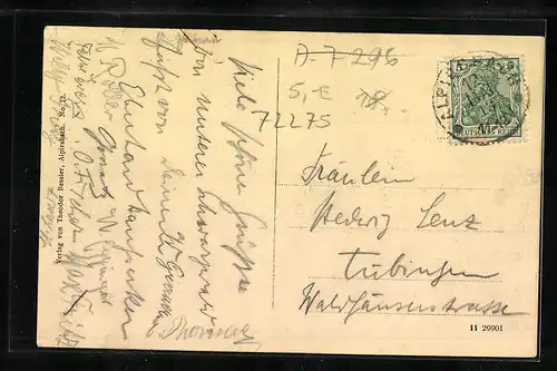 AK Alpirsbach, Teilansicht mit Kirche