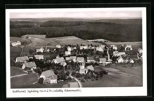 AK Igelsberg, Ortsansicht vom Flugzeug aus