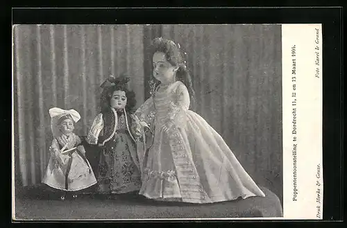 AK Dordrecht, Poppententoonstelling 1904, Puppen-Ausstellung 1904