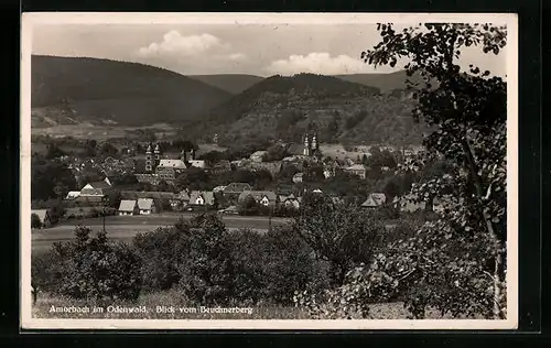 AK Amorbach /Odenw., Blick vom Beuchnerberg