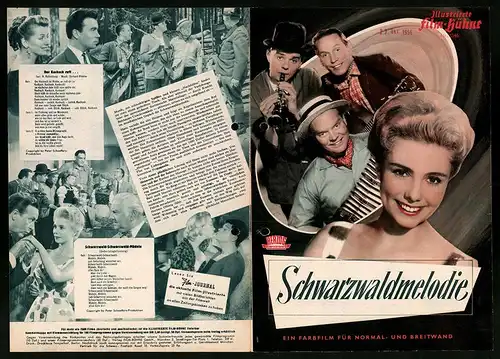 Filmprogramm IFB Nr. 3348, Schwarzwaldmelodie, Carl Wery, Siegfried Breuer Jr., Regie: Geza von Bolvary