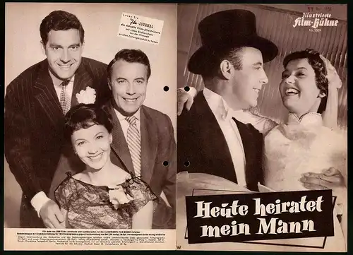 Filmprogramm IFB Nr. 3389, Heute heiratet mein Mann, Liselotte Pulver, Paul Hubschmid, Regie: Kurt Hoffmann