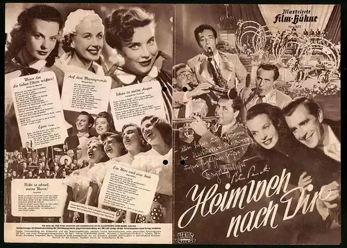 Filmprogramm IFB Nr. 1672, Heimweh nach Dir, Margot Hielscher, Renate Feuereisen, Regie: R. A. Stemmle