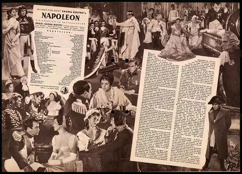 Filmprogramm IFB Nr. 3235, Napoleon, Daniel Gélin, Raymond Pellegrin, Regie: Sacha Guitry