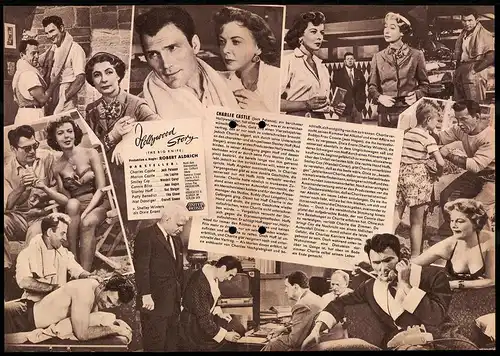 Filmprogramm IFB Nr. 3258, Hollywood Story, Jack Palance, Ida Lupino, Wendell Corey, Regie: Robert Aldrich