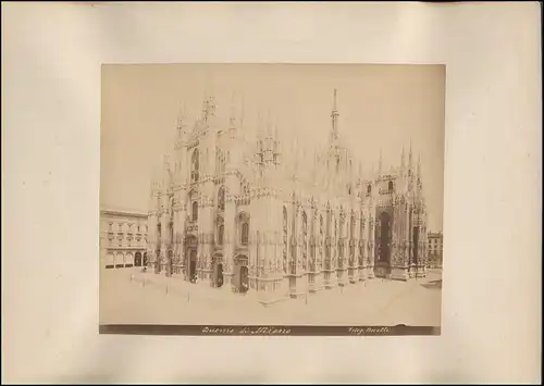 Fotografie Bosetti, Ansicht Mailand - Milano, Il Duomo