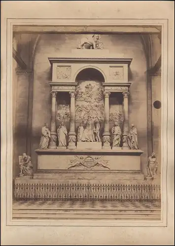 Fotografie unbekannter Fotograf, Ansicht Venedig - Venezia, Monumento a Tiziano