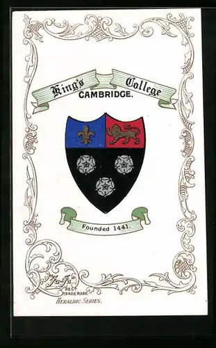 Künstler-AK Cambridge, Wappen