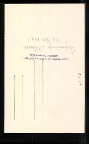 Foto-AK Wiessee, Kirchweihe am 10.10.1926
