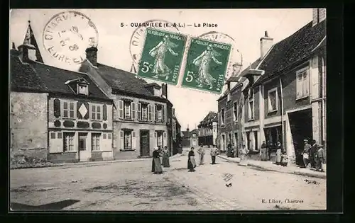 AK Ouarville, La Place, Cafe de la Paix