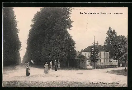 AK La Ferté-Vidame, Les Avenues