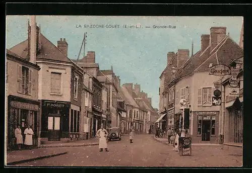 AK La Bazoche-Gouet, Grande Rue