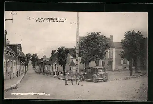 AK Authon-du-Perche, Place du Puits de la Botte