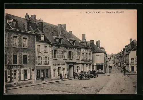 AK Bonneval, Place du Marché