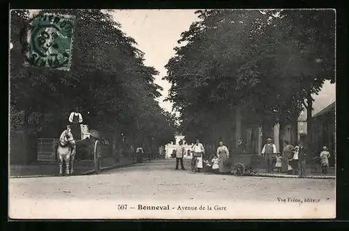 AK Bonneval, Avenue de la Gare