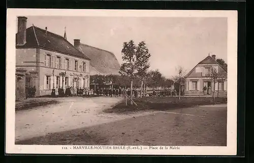 AK Marville-Moutier-Brulé, Place de la Mairie