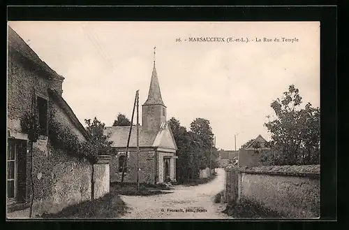 AK Marsauceux, La Rue du Temple