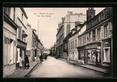 AK Dreux, Rue Saint-Martin