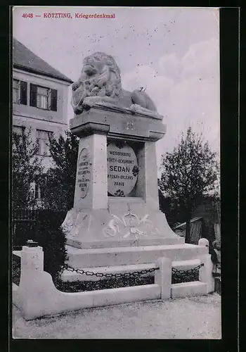 AK Kötzting, Am Kriegerdenkmal