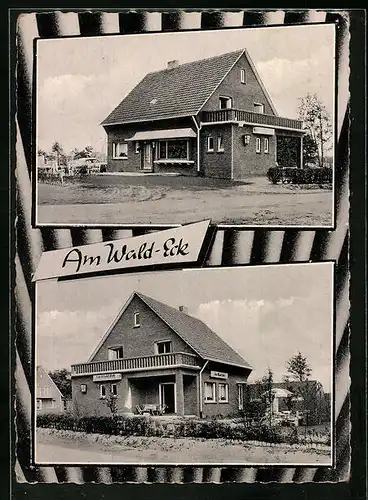 AK Brandlecht /Kr. Bentheim, Hoegens Gasthaus am Wald-Eck