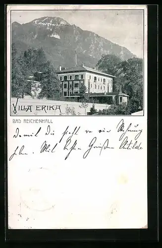 AK Bad Reichenhall, Hotel Villa Erika