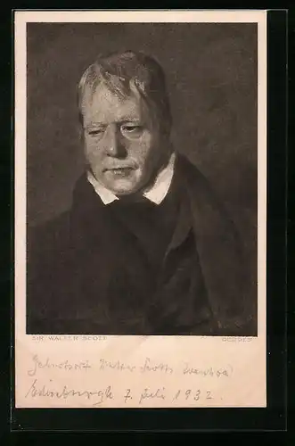 AK Sir Walter Scott, Portrait