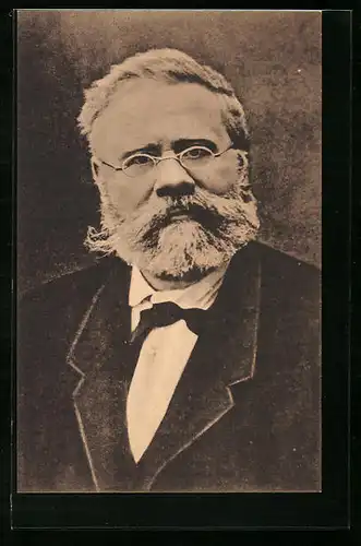 AK Fritz Reuter, Altersportrait