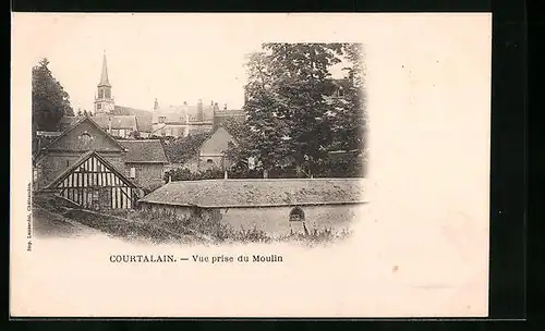 AK Courtalain, Vue prise du Moulin
