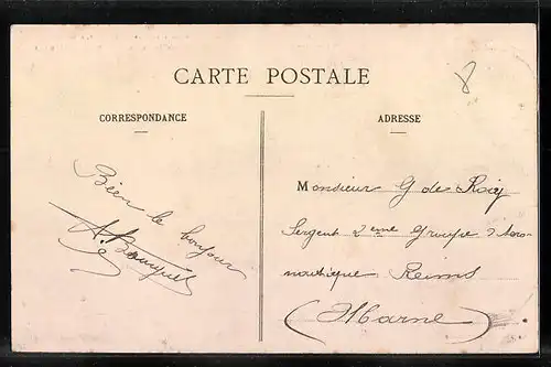 AK Tremblay-le-Vicomte, Cette tour faisait partie d`un ancien Chateau