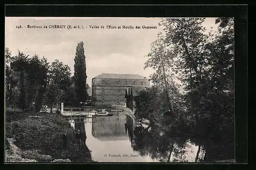 AK Chérisy, Vallée de l`Eure et Moulin des Osmeaux