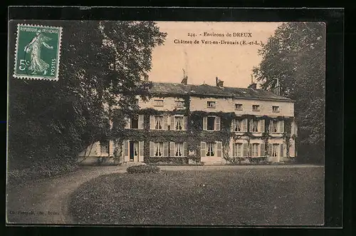 AK Vert-en-Drouais, Le Chateau