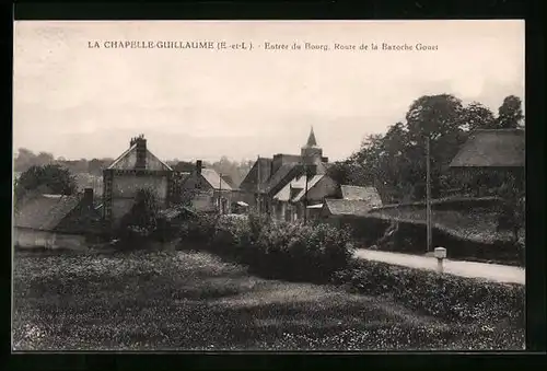 AK La Chapelle-Guillaume, Entree du Bourg de la Bazoche-Gouet