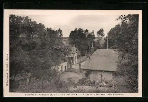 AK Le Coudray, Vallee de la Drouette, Vue d`ensemble