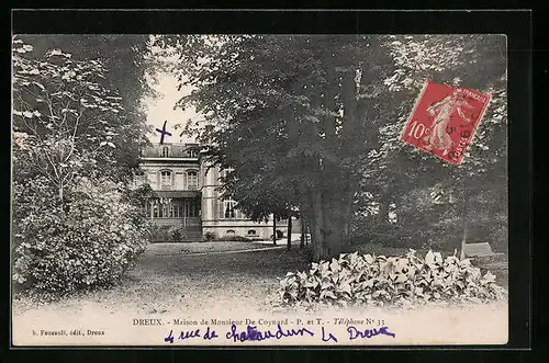 AK Dreux, Maison de Monsieur De Coynard