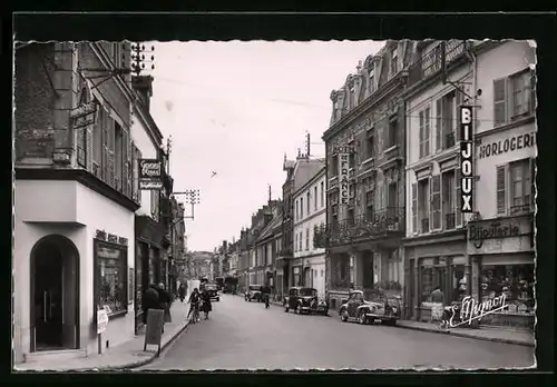 AK Dreux, Rue St-Martin, L`Hotel de France