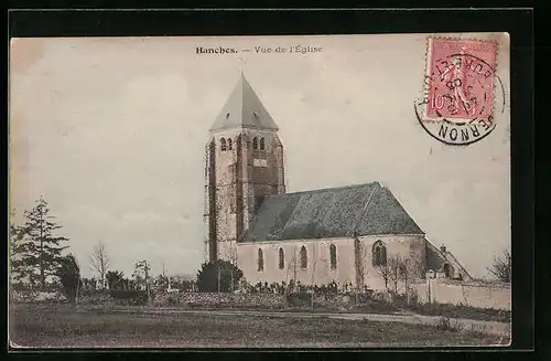 AK Hanches, Vue de l`Eglise