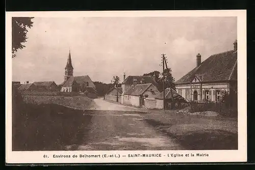 AK Saint-Maurice, L`Eglise et la Mairie