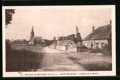 AK Saint-Maurice, L`Eglise et la Mairie