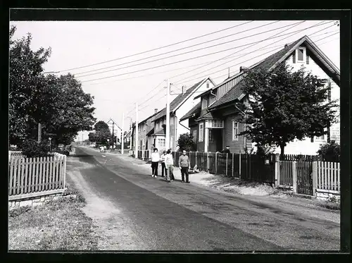 Fotografie Hoffmann, Bad Salzungen, Ansicht Hinterrod / Thüringen, Strassenansicht mit Wohnhäusern