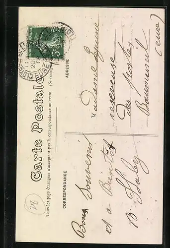 AK Cloyes, Vieille Maison, rue du Temple