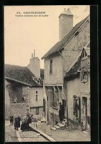 AK Chateaudun, Vieilles maisons rue St-Lubin