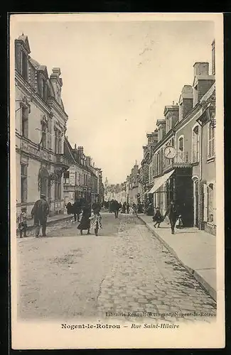 AK Nogent-le-Rotrou, Rue Saint-Hilaire