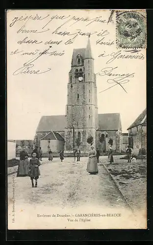 AK Garancières-en-Beauce, Vue de l`Eglise